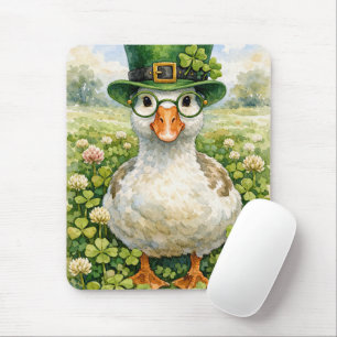 Mousepad Ganso Irlandês no Campo de Trevo