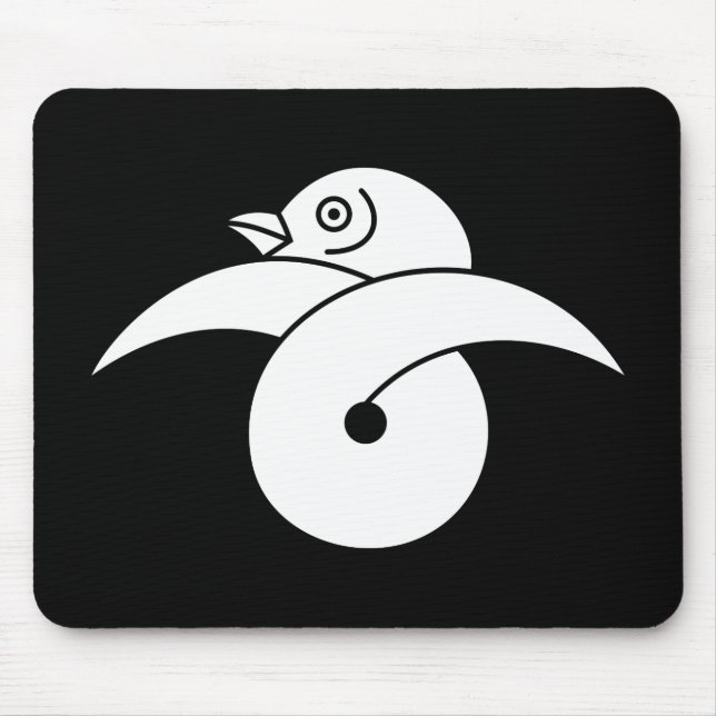 Mousepad Ganso selvagem em laço (Frente)