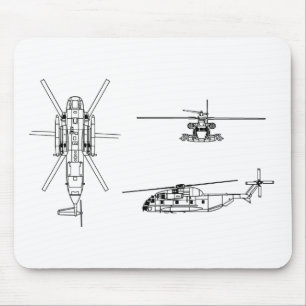 Mousepad Garanhão do mar CH-53