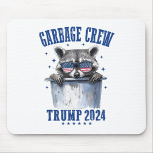 Mousepad Garbage Crew Trump 2024 Presidente 47 Trump 2024 M