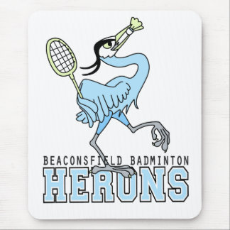 Mousepad Garças-reais do Badminton de Beaconsfield