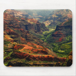 Mousepad Garganta de Waimea, tapete do rato de Havaí