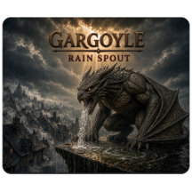 Gargula Bica de Chuva Realismo Sombrio