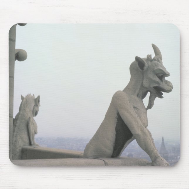 Mousepad Gárgula da balaustrada do grandioso (Frente)