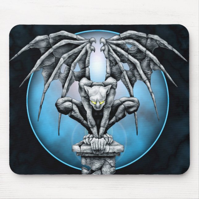 Mousepad Gárgula de pedra (Frente)