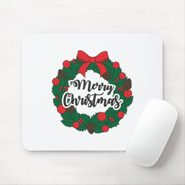 Mousepad Garland Felry Christmas (Com mouse)