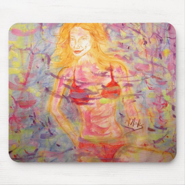 Mousepad garota biquíni (Frente)