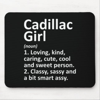 Mousepad Garota Cadillac Mi Michigan Cidade Divertida Casa 