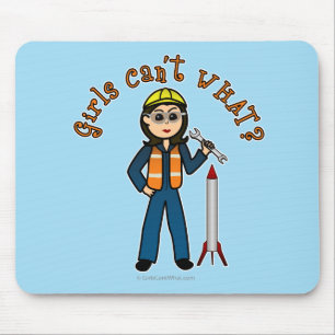 Mousepad Garota Cientista de Foguetes Clara