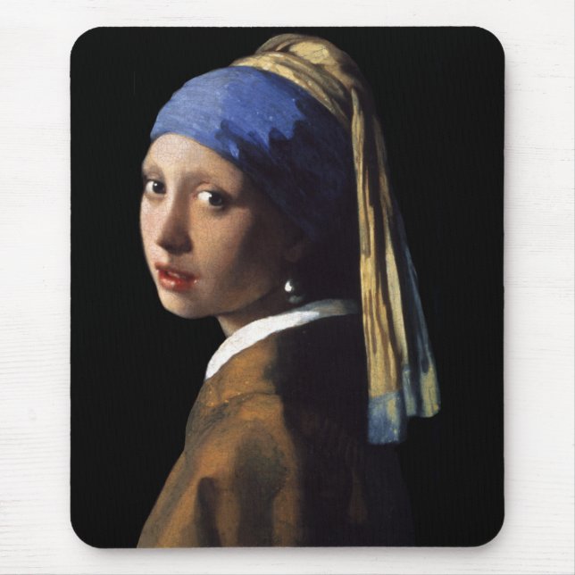 Mousepad garota com brinco de pérola (Frente)