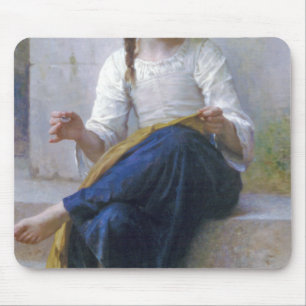 Mousepad Garota costurando, Bouguereau