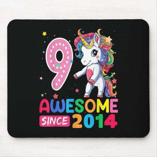 Mousepad Garota de 9 anos presente adolescentes florescendo (Frente)