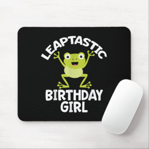 Mousepad Garota de Aniversário do Ano Bissexto Piada Divert