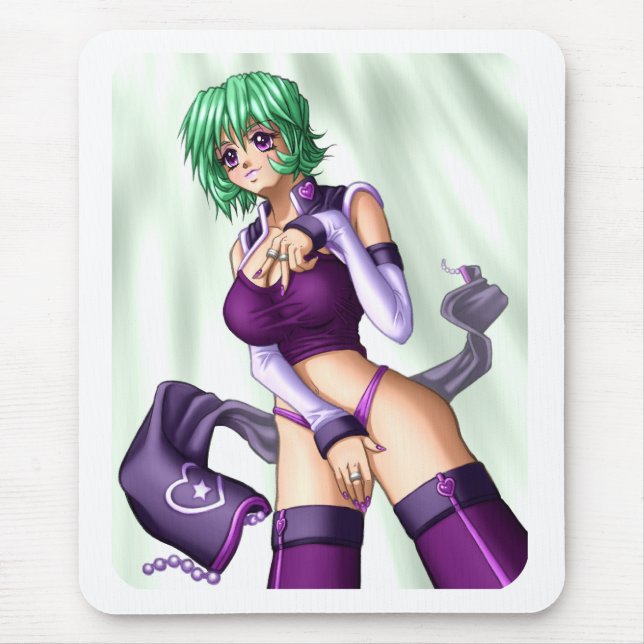 Mousepad Garota de Cobrir de Anime (Frente)