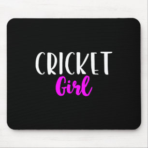 Mousepad Garota de críquete Jogadora Mulheres Engraçado Fof