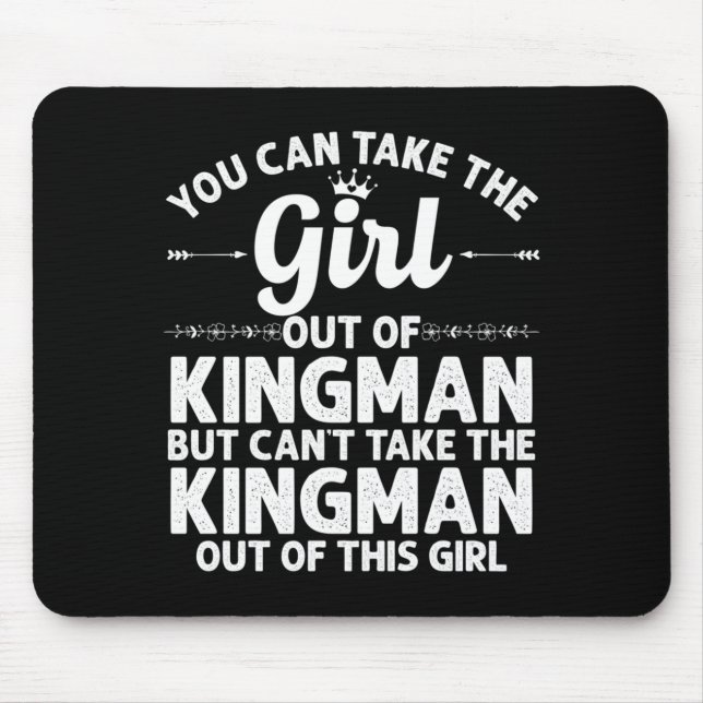 Mousepad Garota De Kingman Az Arizona Presente Divertido La (Frente)