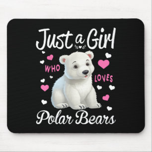 Mousepad Garota do Urso Lar Mulheres Engraçado Apenas Uma G