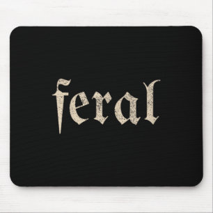 Mousepad Garota feroz feminina, esposa feroz, marido feroz,