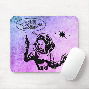 Mousepad Garota Gamer Desgrenhada