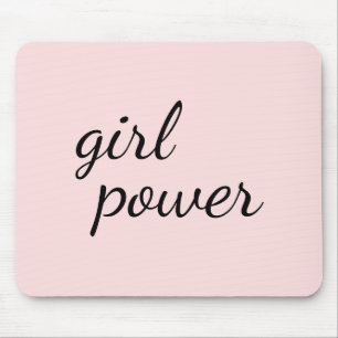 Mousepad Garota Gangue Poder de Garota Feminismo Moderno Ro