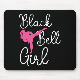 Mousepad Garota Negra - Karate Taekwondo Kung Fu Jiu Jit