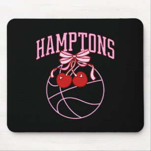 Mousepad Garota Soft Vintage Préppy Esboço Hamptons Coquete