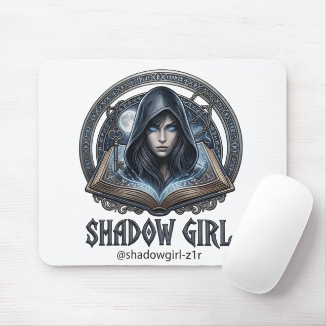 Mousepad garota sombra (Com mouse)