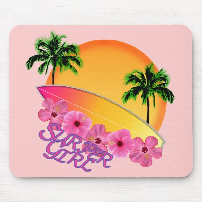 Mousepad Garota Surfista (Frente)