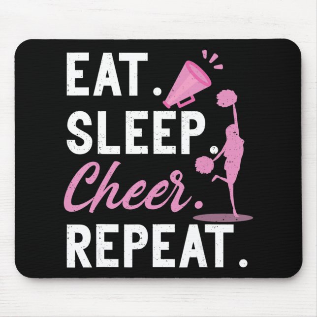 Mousepad Garotas Cheerleaderes De Dança De Cheerhead Comem  (Frente)