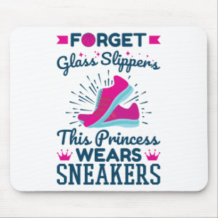 Mousepad Garotas de basquete, esta princesa Veste tênis