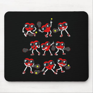Mousepad Garotas do dia de os namorados do Tênis Diversão B