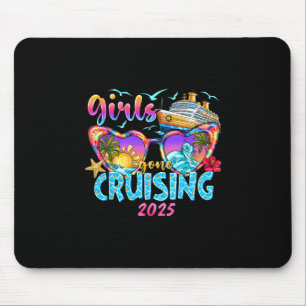 Mousepad Garotas em Cruzeiros Divertidos Viagem de Férias d
