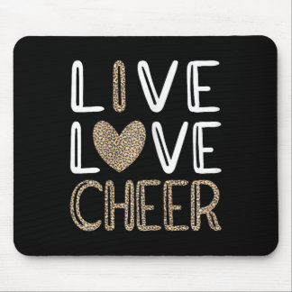 Mousepad Garotas engraçadas de cheerleading estampa de leop