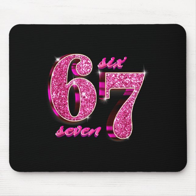 Mousepad Garotas Engraçadas Nk Coquette 67 Seis Sete Meme B (Frente)