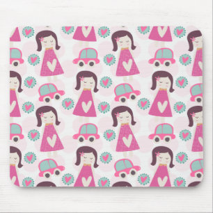 Mousepad Garotas indo a lugares