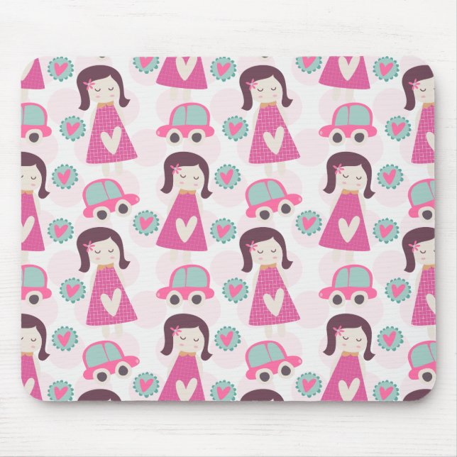 Mousepad Garotas indo a lugares (Frente)