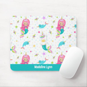 Mousepad Garotas Personalizadas da Bonita Sereia de Praia
