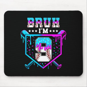Mousepad Garoto de 9 anos de idade fazendo aniversário de b