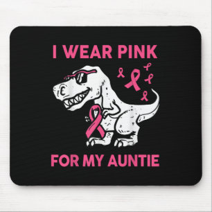 Mousepad Garoto Eu Visto Rosa Para Minha Tia Cancer De Mama