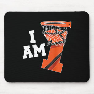 Mousepad Garoto primeiro aniversario De Basquete Crianças D