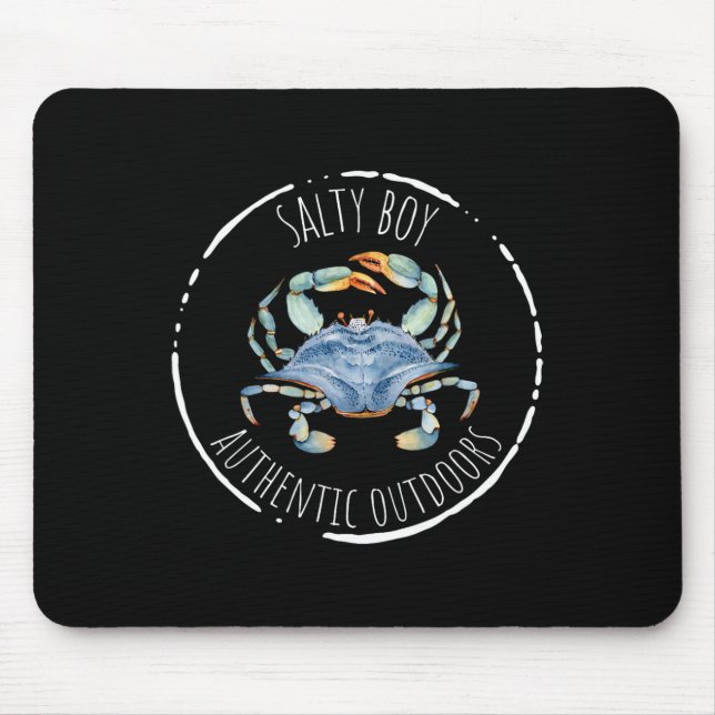 Mousepad Garoto Salgado Atitude Salgada Piada Pesca Carangu (Frente)