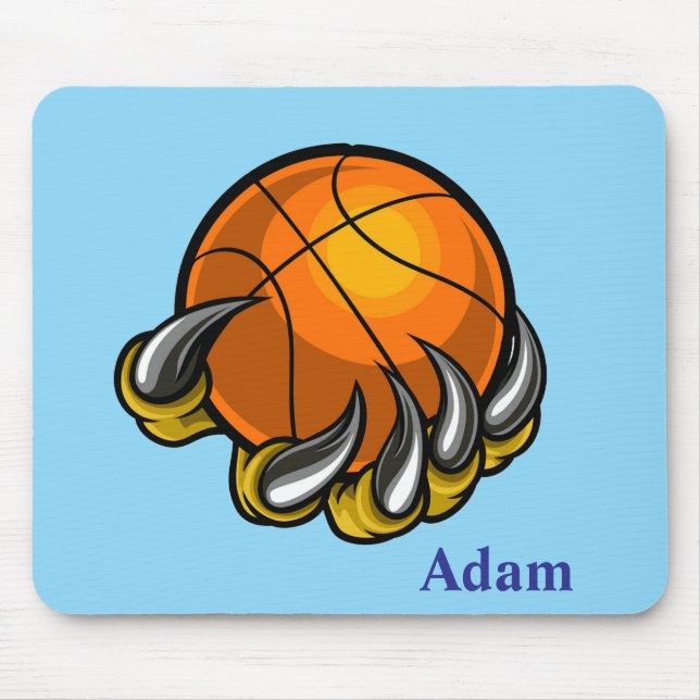 Mousepad Garra de Dragão de Basquete Personalizada (Frente)