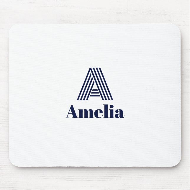 Mousepad Garrafa de Água com Nome Personalizado (Frente)