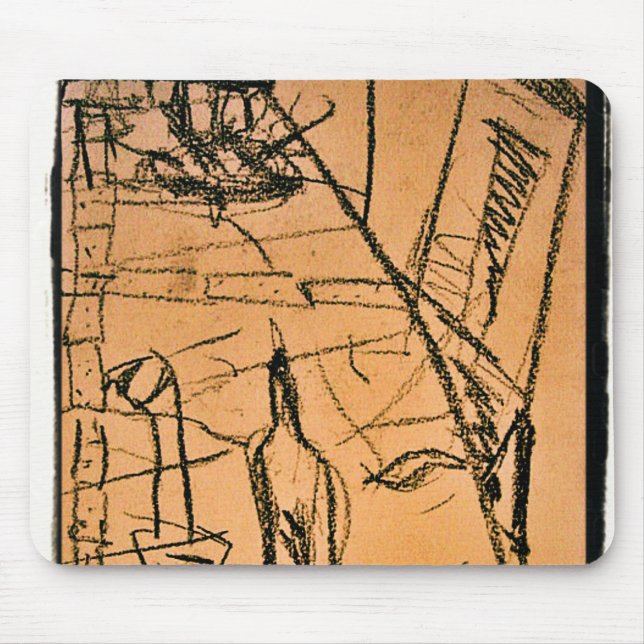 Mousepad garrafa de jantar (Frente)