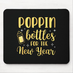 Mousepad Garrafa Pn Para Anúncio de Gravidez no Ano Novo