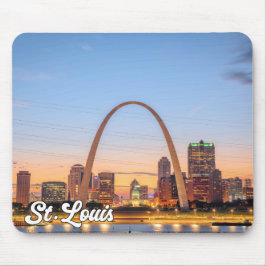Mousepad Gateway Arch, Rua Louis, Missouri, Estados Unidos