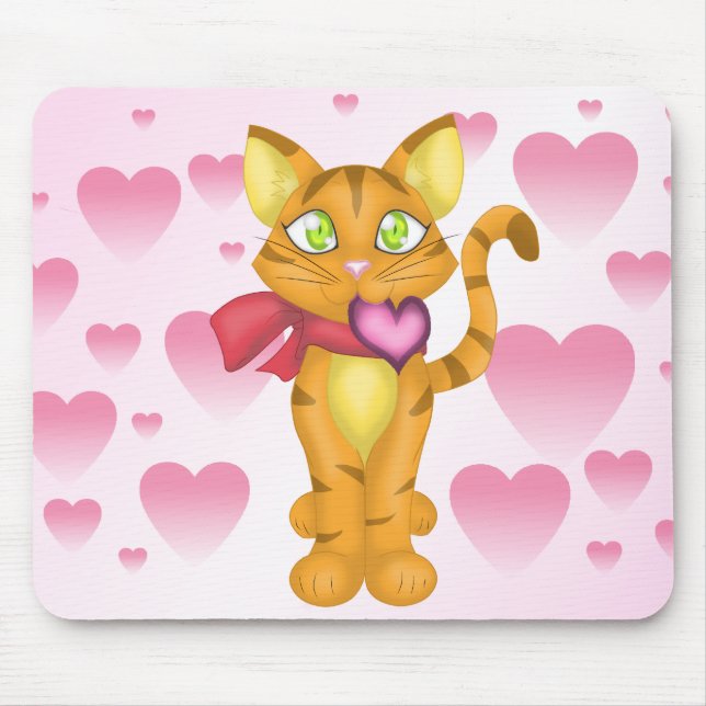Mousepad Gatinho adorável (Frente)