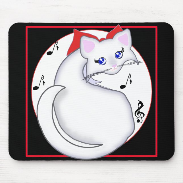 Mousepad Gatinho Bianca Toon (Frente)