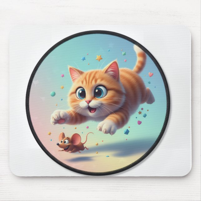 Mousepad gatinho da moda (Frente)