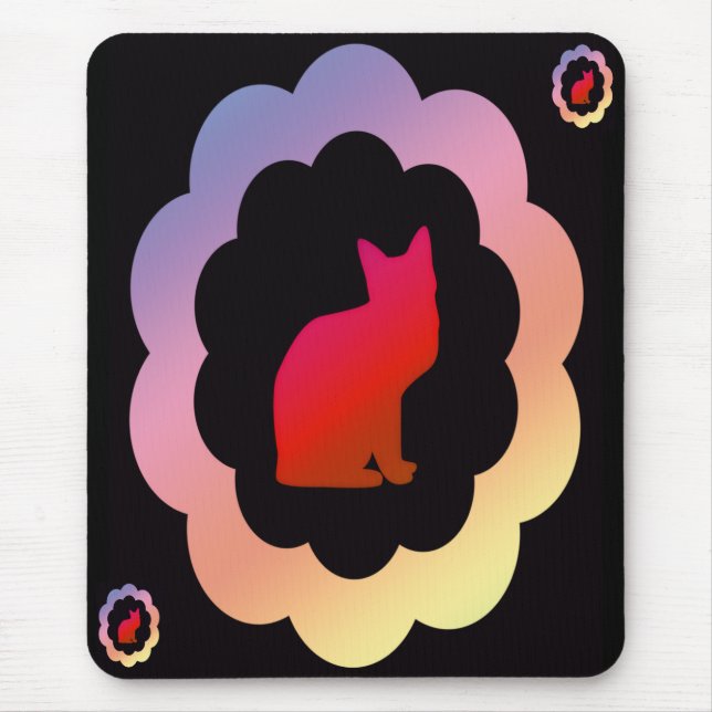 Mousepad Gatinho escalado - (Frente)